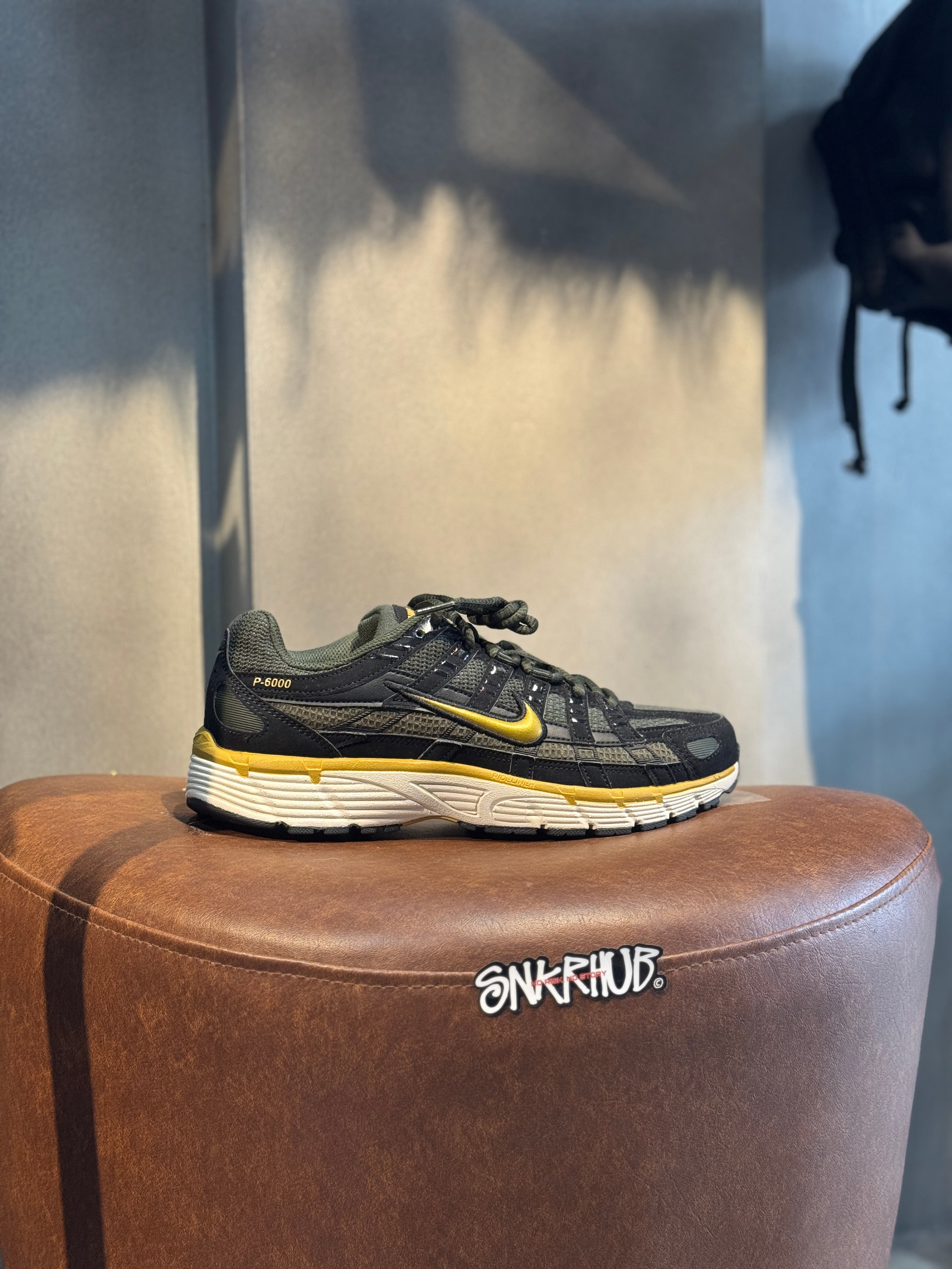 Nike P-6000 SE Black Sequoia Ochre