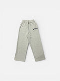 SNKRHUB  Old English Relaxed Wide-Leg Sweatpants – Heather Grey